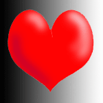 Gif animé coeur rouge